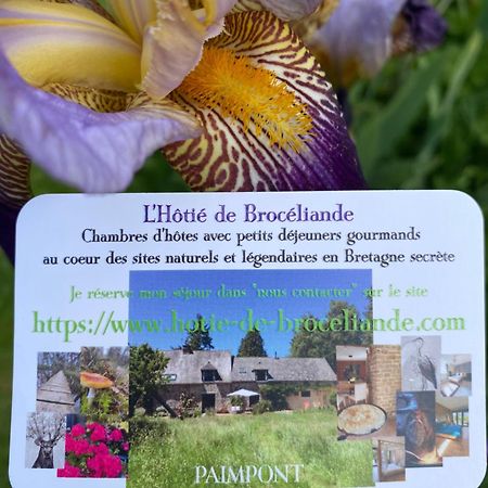 L'Hotie De Broceliande, Au Coeur Des Sites Naturels Et Legendaires パンポン エクステリア 写真